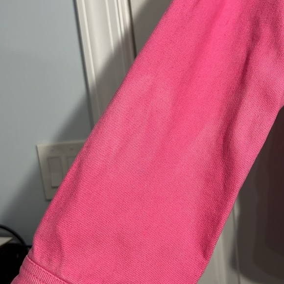 Perfect by Carson Kressley Ladies Denim Jacket - Size Large - Pink - Picture 5 of 9